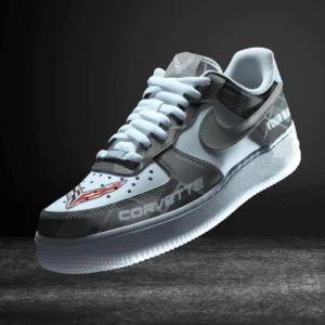 Car Enthusiasts Gift Air Low-Top Sneakers, Nike Sneaker 3D Print For Car Owner - Grey CAR3103202060