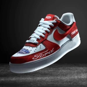 Car Enthusiasts Gift Air Low-Top Sneakers, Nike Sneaker 3D Print For Car Owner - Red CAR3103202067