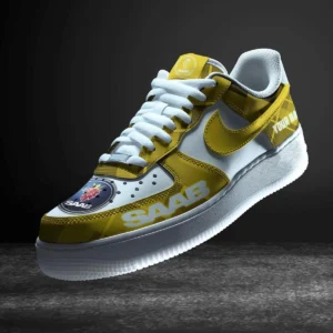 Car Enthusiasts Gift Air Low-Top Sneakers, Nike Sneaker 3D Print For Car Owner - Yellow CAR3103202069