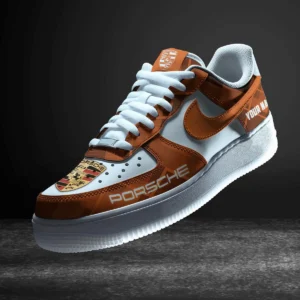 Car Enthusiasts Gift Air Low-Top Sneakers, Nike Sneaker 3D Print For Car Owner - Orange CAR3103202073