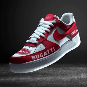 Car Enthusiasts Gift Air Low-Top Sneakers, Nike Sneaker 3D Print For Car Owner - Red CAR3103202076
