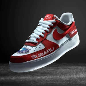 Car Enthusiasts Gift Air Low-Top Sneakers, Nike Sneaker 3D Print For Car Owner - Red CAR3103202081