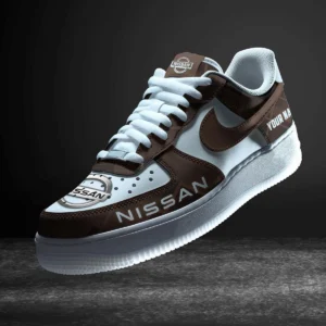 Car Enthusiasts Gift Air Low-Top Sneakers, Nike Sneaker 3D Print For Car Owner - Brown CAR3103202083