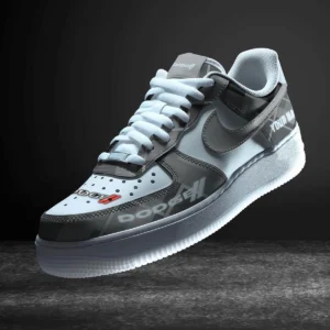 Car Enthusiasts Gift Air Low-Top Sneakers, Nike Sneaker 3D Print For Car Owner - Grey CAR3103202085