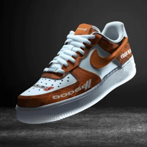 Car Enthusiasts Gift Air Low-Top Sneakers, Nike Sneaker 3D Print For Car Owner - Orange CAR3103202085