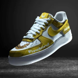 Car Enthusiasts Gift Air Low-Top Sneakers, Nike Sneaker 3D Print For Car Owner - Yellow CAR3103202088