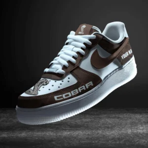 Car Enthusiasts Gift Air Low-Top Sneakers, Nike Sneaker 3D Print For Car Owner - Brown CAR3103202095
