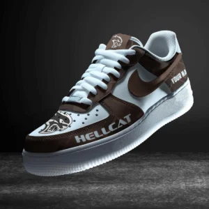 Car Enthusiasts Gift Air Low-Top Sneakers, Nike Sneaker 3D Print For Car Owner - Brown CAR3103202098