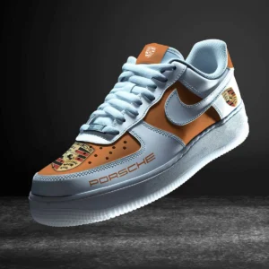 Car Enthusiasts Gift Air Low-Top Sneakers, Nike Sneaker 3D Print For Car Owner - Orange CAR316032229