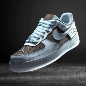 Car Enthusiasts Gift Air Low-Top Sneakers, Nike Sneaker 3D Print For Car Owner - Brown CAR316032246