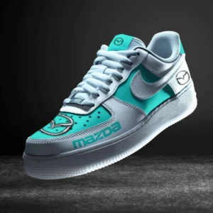 Car Enthusiasts Gift Air Low-Top Sneakers, Nike Sneaker 3D Print For Car Owner - Cyan CAR316032250