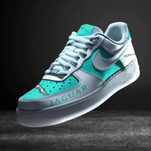 Car Enthusiasts Gift Air Low-Top Sneakers, Nike Sneaker 3D Print For Car Owner - Cyan CAR316032251