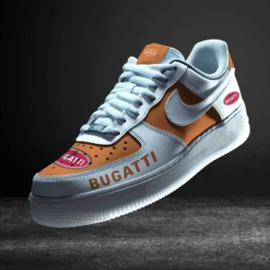 Car Enthusiasts Gift Air Low-Top Sneakers, Nike Sneaker 3D Print For Car Owner - Orange CAR316032261