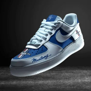 Sport Car Enthusiasts Gift Air Low-Top Sneakers, Nike Sneaker 3D Print For Car Owner - Blue CAR316032275