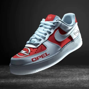 Car Enthusiasts Gift Air Low-Top Sneakers, Nike Sneaker 3D Print For Car Owner - Red CAR316032277