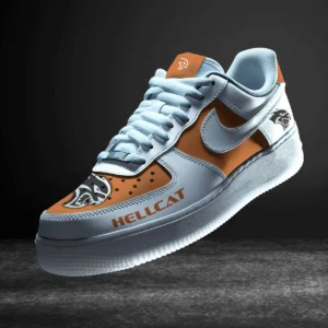 Car Enthusiasts Gift Air Low-Top Sneakers, Nike Sneaker 3D Print For Car Owner - Orange CAR316032294