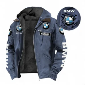 Car Fans Gift Hooded And Flannel Hoodie, Hooded Jacket All Over Print For Car Owners, Custom Name CAR391072125666-Navy Blue