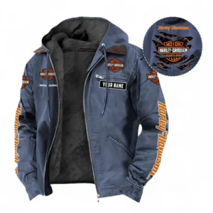 Motorcycle Fans Gift Hooded And Flannel Hoodie, Hooded Jacket All Over Print For Car Owners, Custom Name CAR391072125668-Navy Blue