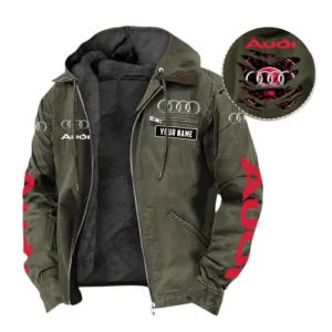 Car Fans Gift Hooded And Flannel Hoodie, Hooded Jacket All Over Print For Car Owners, Custom Name CAR391072125670-Green