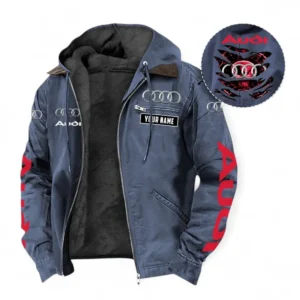 Car Fans Gift Hooded And Flannel Hoodie, Hooded Jacket All Over Print For Car Owners, Custom Name CAR391072125670-Navy Blue