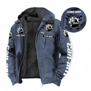 Motorcycle Fans Gift Hooded And Flannel Hoodie, Hooded Jacket All Over Print For Car Owners, Custom Name CAR391072125672-Navy Blue