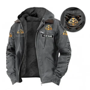Car Fans Gift Hooded And Flannel Hoodie, Hooded Jacket All Over Print For Car Owners, Custom Name CAR391072125675-Gray