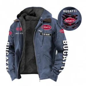Car Fans Gift Hooded And Flannel Hoodie, Hooded Jacket All Over Print For Car Owners, Custom Name CAR391072125681-Navy Blue