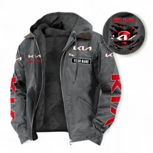 Car Fans Gift Hooded And Flannel Hoodie, Hooded Jacket All Over Print For Car Owners, Custom Name CAR391072125688-Gray
