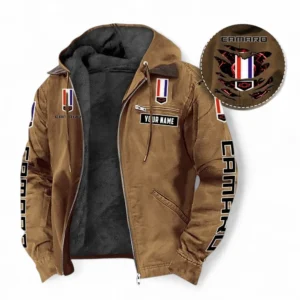 Car Fans Gift Hooded And Flannel Hoodie, Hooded Jacket All Over Print For Car Owners, Custom Name CAR391072125690-Camel