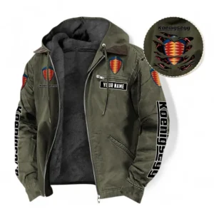 Car Fans Gift Hooded And Flannel Hoodie, Hooded Jacket All Over Print For Car Owners, Custom Name CAR391072125692-Green