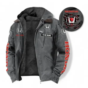 Car Fans Gift Hooded And Flannel Hoodie, Hooded Jacket All Over Print For Car Owners, Custom Name CAR391072125694-Gray