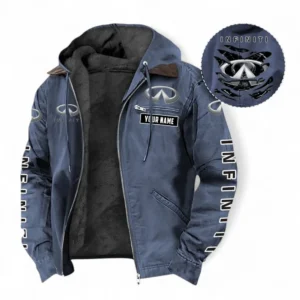 Car Fans Gift Hooded And Flannel Hoodie, Hooded Jacket All Over Print For Car Owners, Custom Name CAR391072125698-Navy Blue