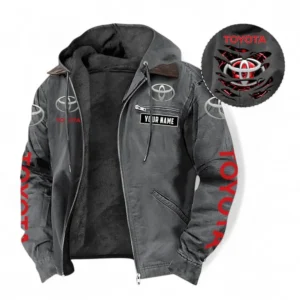 Car Fans Gift Hooded And Flannel Hoodie, Hooded Jacket All Over Print For Car Owners, Custom Name CAR391072125716-Gray