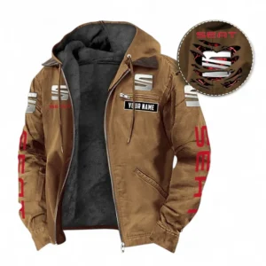 Car Fans Gift Hooded And Flannel Hoodie, Hooded Jacket All Over Print For Car Owners, Custom Name CAR391072125718-Camel