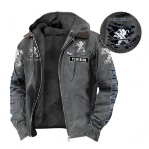Car Fans Gift Hooded And Flannel Hoodie, Hooded Jacket All Over Print For Car Owners, Custom Name CAR391072125719-Gray