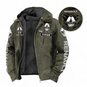 Car Fans Gift Hooded And Flannel Hoodie, Hooded Jacket All Over Print For Car Owners, Custom Name CAR391072125720-Green