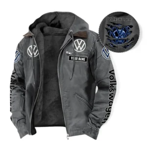 Car Fans Gift Hooded And Flannel Hoodie, Hooded Jacket All Over Print For Car Owners, Custom Name CAR391072125724-Gray