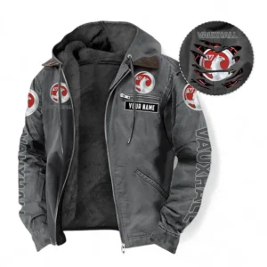 Car Fans Gift Hooded And Flannel Hoodie, Hooded Jacket All Over Print For Car Owners, Custom Name CAR391072125726-Gray