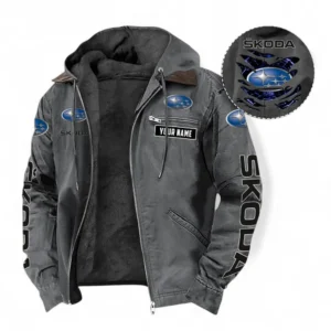 Car Fans Gift Hooded And Flannel Hoodie, Hooded Jacket All Over Print For Car Owners, Custom Name CAR391072125728-Gray