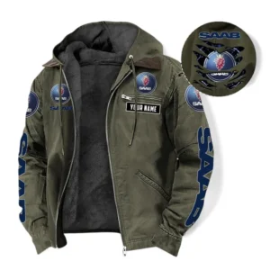 Car Fans Gift Hooded And Flannel Hoodie, Hooded Jacket All Over Print For Car Owners, Custom Name CAR391072125731-Green