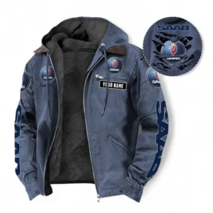 Car Fans Gift Hooded And Flannel Hoodie, Hooded Jacket All Over Print For Car Owners, Custom Name CAR391072125731-Navy Blue