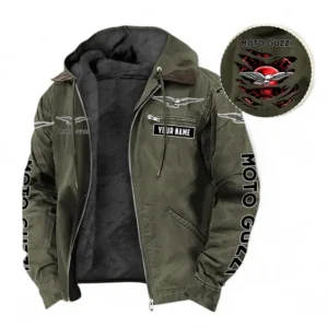 Motorcycle Fans Gift Hooded And Flannel Hoodie, Hooded Jacket All Over Print For Car Owners, Custom Name CAR391072125732-Green