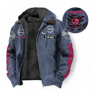 Car Fans Gift Hooded And Flannel Hoodie, Hooded Jacket All Over Print For Car Owners, Custom Name CAR391072125733-Navy Blue