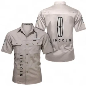 Car Fans Gift Short Sleeved Shirt, Button up Shirt All Over Print For Car Owners, Custom Name CAR392072125807-Beige