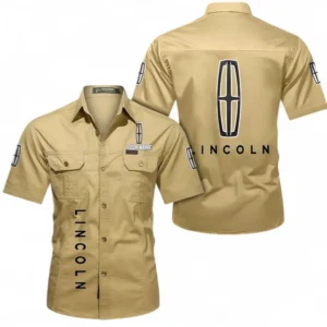 Car Fans Gift Short Sleeved Shirt, Button up Shirt All Over Print For Car Owners, Custom Name CAR392072125807-Khaki