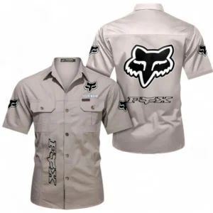 Motorcycles Fans Gift Short Sleeved Shirt, Button up Shirt All Over Print For Car Owners, Custom Name CAR392072125820-Beige