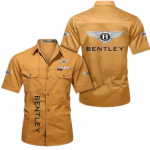 Car Fans Gift Short Sleeved Shirt, Button up Shirt All Over Print For Car Owners, Custom Name CAR392072125831-Turmeric