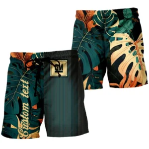 Car Fans Gift Beach Shorts, Hawaiian Shorts Vintage Summer Style For Car Owner, Custom Name CAR434041725263