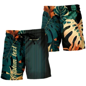 Sport Car Fans Gift Beach Shorts, Hawaiian Shorts Vintage Summer Style For Car Owner, Custom Name CAR434041725295