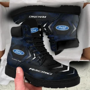 Car Racing Owner Gift All-Season Boots, Lace Up Boots All Over Print Gift For Car Fan CAR435041725045